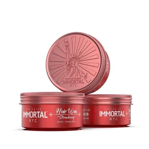 Vista 46 de Immortal NYC Ceras para el cabello para hombres – Aventus Extra Strong Hold, cera para el cabello de bajo brillo – Base de agua para hombre, sin