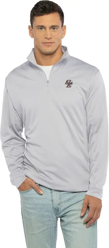 Vista 9 de Vantage Apparel NCAA Collegiate Micro Mesh Performance Gris Sudadera con cremallera de 1/4 para hombre
