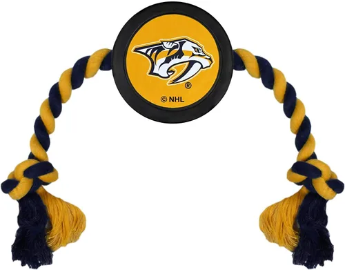 Vista 26 de Pets First Juguete de goma resistente para perros y gatos - NHL Washington Capitals - Remolcador de cuerda resistente para perros y gatos