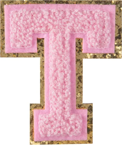 Vista 108 de 4 parches de letras de felpilla negra, parches de letras termo-adhesivas de 2.2", parches de letras de felpilla para ropa (S)