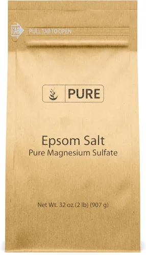 Vista 14 de Pure Original Ingredients Sal de Epsom (10 lb) Sulfato de magnesio puro, solución de remojo