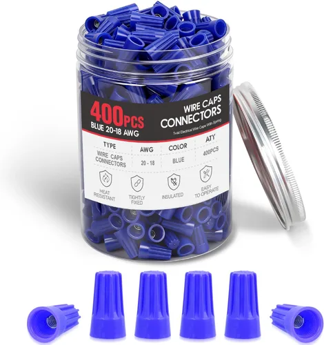 Vista 10 de Nilight - Terminal de crimpado de extremo cerrado 50036R 300 piezas Kit de conector de cable de nailon de calibre 22-16/16-14/12-10, 2 años