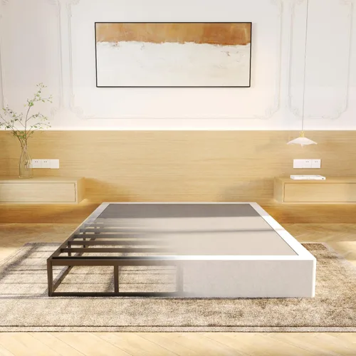 Vista 9 de LUMUNANCE Base de colchón Twin Box Spring de 3 pulgadas, perfil bajo, tamaño individual, con cubierta de tela, fácil montaje