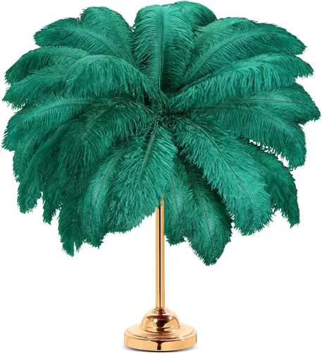 Vista 9 de Retrowavy 30 plumas de avestruz naturales grandes de 18 a 20 pulgadas a granel para centros de mesa de boda, centros de mesa, decoración del hogar