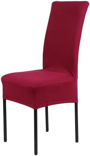 Vista 5 de SoulFeel -Paquete de 4/6 fundas protectoras extraíbles de elastano para silla de comedor, muy ajustables, elásticas, para sillas de banquete
