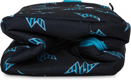 Vista 6 de PackIt Caja de aperitivos refrigerable, Striped Bolts, construida con tecnología ECOFREEZE, plegable, reutilizable, cierre con cremallera con asa