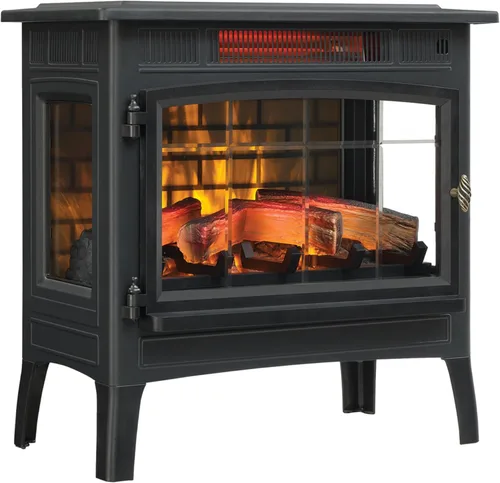 Vista 20 de duraflame Estufa Calentador de Chimenea Eléctrica Independiente con Efecto de Llama 3D para 1,000 Pies Cuadrados Canela