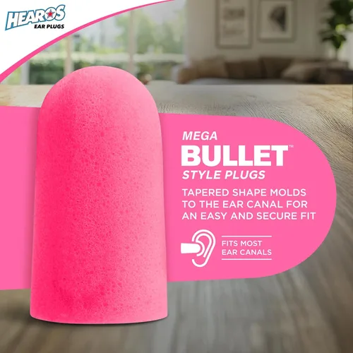 Vista 4 de Hearos Sleep Pretty in Pink tapones para los oídos para mujer, 14