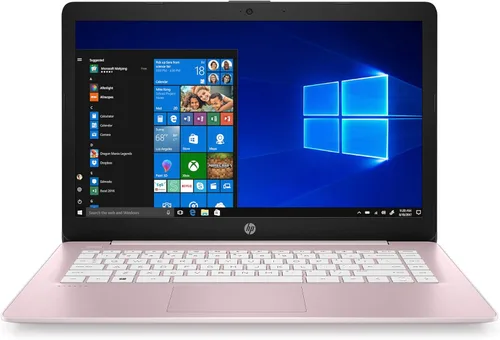 Vista 2 de Laptop HP Stream 2021 de 14 pulgadas, procesador Intel Celeron N4020, 4 GB de RAM, 64 GB eMMC, WiFi, Bluetooth, cámara web, HDMI, Windows 10 S