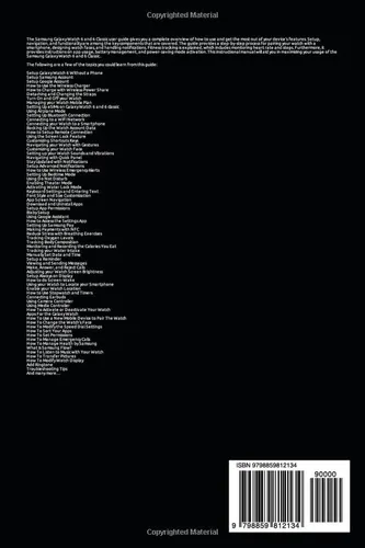 Vista 2 de Samsung Galaxy Watch 6 User's Guide A Complete Manual for setting up Samsung Galaxy Watch 6 and 6 Classic Smartwatch features and functions