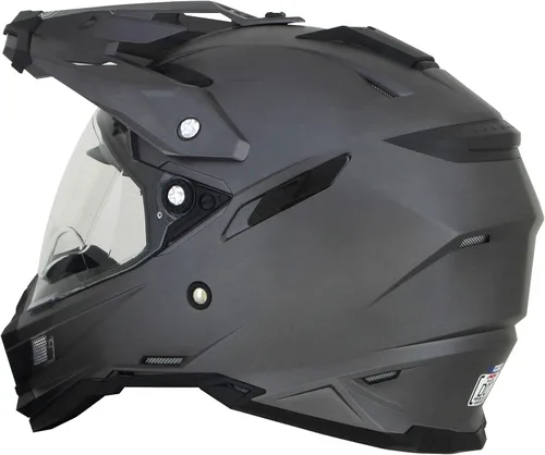 Vista 9 de GMAX FX-41DS - Casco de motocicleta unisex para adultos, estilo de máscara completa, L, Gris escarcha