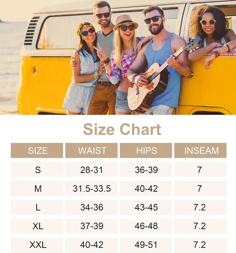 Vista 7 de G Gradual Men's Swim Trunks Quick Dry Bathing Suit Beach Board Shorts for Men with Zipper Pockets and Mesh Lining