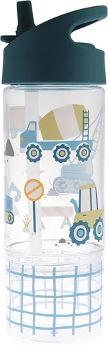 Vista 19 de Stephen Joseph, Botella de agua para beber y refrigerio para niños, 12 onzas de Tritan sin BPA, botella de agua para bebidas y aperitivos para niñas