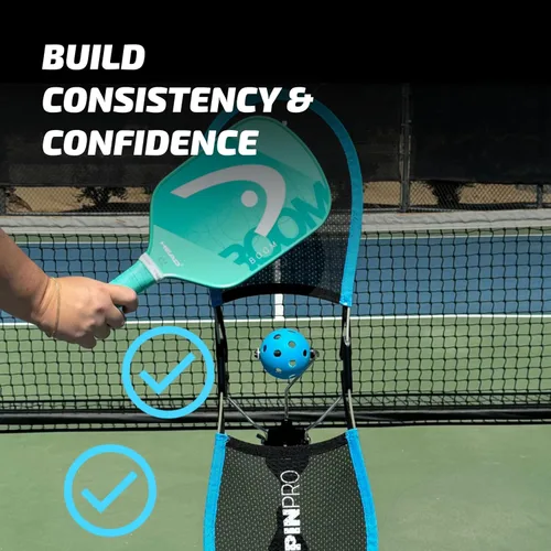 Vista 7 de Pickleball TopspinPro Training Aid - Aprende Topspin rápidamente para un mejor control y consistencia Practica en cualquier lugar, en cualquier