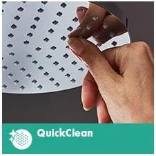 Vista 3 de hansgrohe Vernis Blend - Juego de cabezal de ducha de mano de 4 pulgadas, moderno, 3 pulverizadores, IntenseRain con cabezal de ducha desmontable