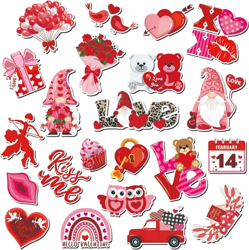 Vista 19 de JULMELON Decoraciones Magnéticas para Puerta de Crucero, 22 piezas Divertidos Imanes Magnéticos Reutilizables de Cumpleaños para Puerta de Camarote
