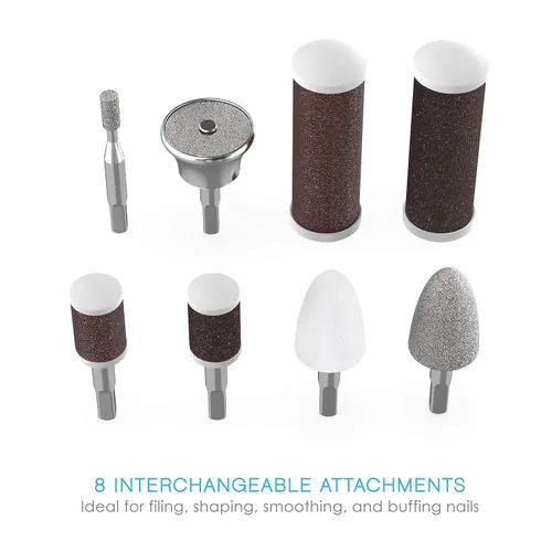 Vista 5 de Pure Enrichment 8 en 1 kit de manicura y pedicura.