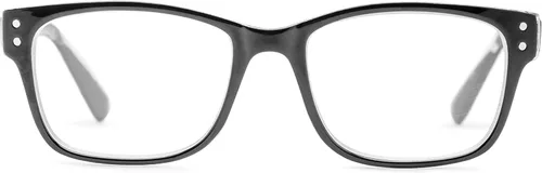 Vista 2 de Foster Grant mens Tristan Pop of Power Bifocal Style Blue Light Square Reading Glasses