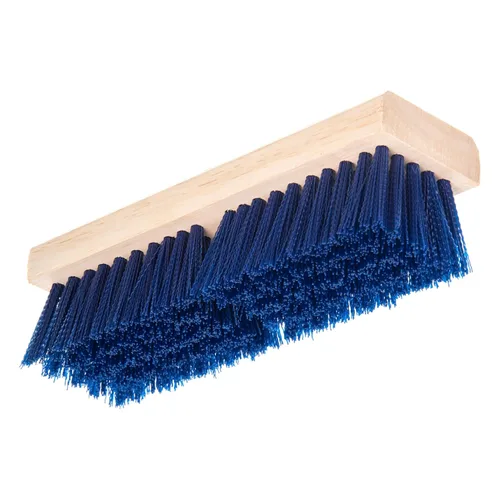 Vista 4 de Carlisle FoodService Products 36193P14 Cepillo de limpieza de cubierta de polipropileno de 10 pulgadas de color azul