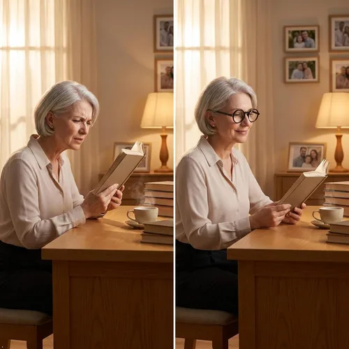 Vista 8 de Eyekepper Gafas de lectura para mujeres y hombres, 2.25 redondas, color Negro