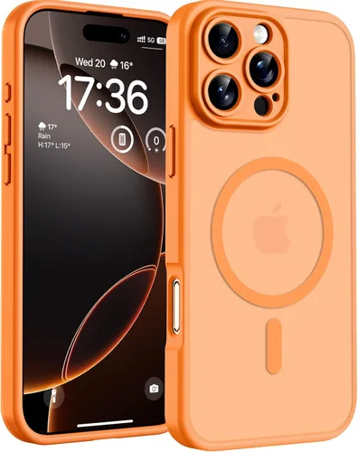 Vista 571 de TOCOL Funda para iPhone 11, compatible con Magsafe, protección completa de cámara, imanes integrados, protección contra caídas, funda translúcida