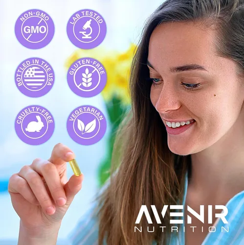 Vista 2 de Avenir Nutrition Sugar Ease - Suplemento de berberina premium, vinagre de sidra de manzana, canela, apoya la función cardiovascular