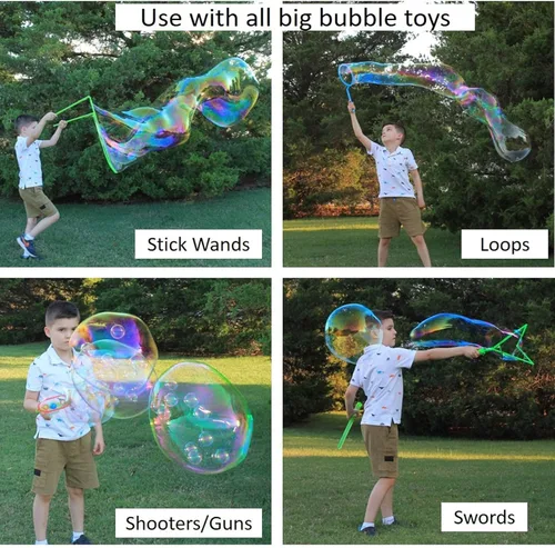 Vista 8 de Bubbleventi Mezcla de burbujas gigantes (hace 4 galones)