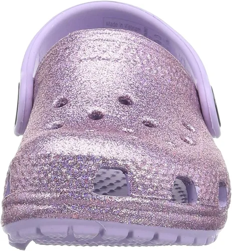 Vista 2 de Crocs Zuecos clásicos con purpurina niño pequeñoniño grande