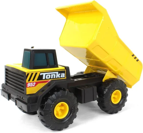 Vista 2 de Poderoso camión volqueta de acero Tonka clásico, 17, Amarillo