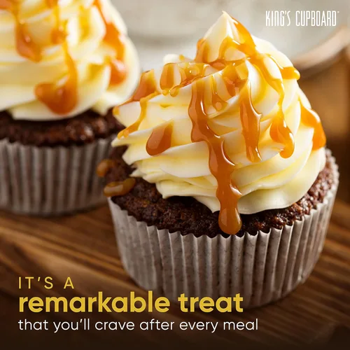 Vista 4 de King's Cupboard Salsa de caramelo Butterscotch - La salsa perfecta para helado, salsa de frutas, postres, café, cobertura de caramelo - Sin gluten