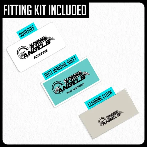 Vista 3 de Speedo Angels Protector de pantalla de tablero compatible con BOOM! Box 6.5GT GPS (2014+), antirreflejo, acabado mate antiarañazos, fácil