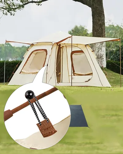 Vista 7 de Cuerdas elásticas de bolas de 6 pulgadas, 25 cuerdas elásticas pequeñas con bolas, mini bolas elásticas resistentes al aire libre para lona, toldo