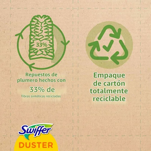Vista 6 de Swiffer - Kit de plumero con mango y plumero de repuesto, 1 unidad