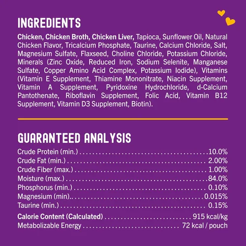 Vista 6 de Stella & Chewy's - Comida húmeda para gatos Carnivore Cravings - Sobres premium - Sin cereales, alto contenido en proteínas de pollo e hígado