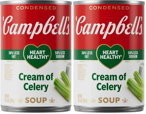 Vista 8 de Sopa Campbell's Condensada Crema de Apio 98% Libre de Grasa, Lata de 10.5 Onzas