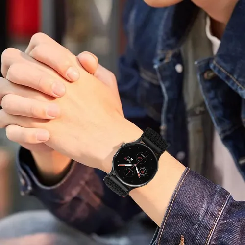 Vista 6 de Correa de reloj Samsung Galaxy de 0.78 pulgadas, compatible con Active 2 (1.575 pulgadas/1.732 pulgadas), Galaxy Watch 3 (1.614 pulgadas), Gear S2
