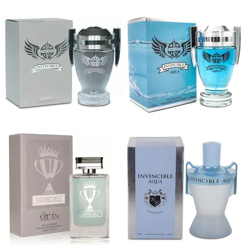 Vista 11 de A CENTER El set de regalo de colonia para hombre incluye océano azul, océano fresco, código increíble e invencible, 3.4 onzas líquidas cada uno