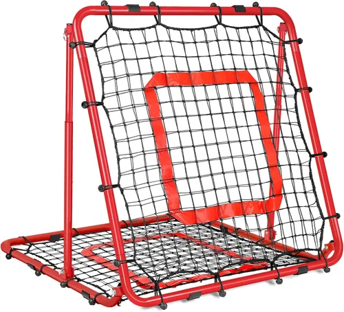 Vista 13 de BaseGoal Baseball and Softball Rebounder Net,Baseball Rebounder,Volleyball Rebounder,Pitch Back Net,Multi-Sport Training Rebound Screen,with