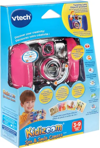 Vista 7 de VTech Kidizoom - Cámara Spin and Smile, color rosa violeta