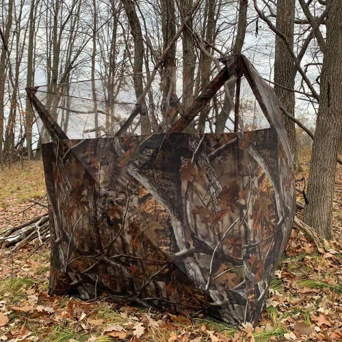 Vista 3 de THUNDERBAY Run & Gun Series 1-3 Pereson Pop-Up Ground Blind, Hunting Bilnd for Deer, Turkey Duck Hunting, Bow Hunting