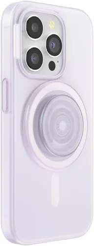 Vista 45 de PopSockets Funda para iPhone 15 con agarre redondo para teléfono compatible con MagSafe, funda de teléfono para iPhone 15, compatible con carga