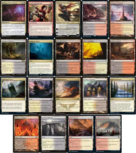 Vista 6 de Elite Mardu Vampire Commander Deck - Licia - Negro Rojo Blanco - EDH - 100 cartas - Magic The Gathering Deck - Muy fuerte