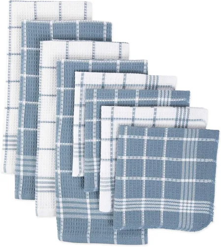 Vista 10 de J&M Home Fashions - Toalla de cocina de algodón con bucles de punto gofre