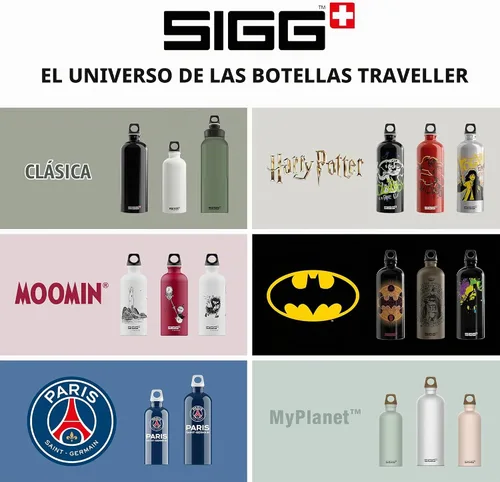 Vista 7 de SIGG - Outdoor Water Bottle - WMB Traveller 51 OZ - Swiss Made - Carbonated Drinks - Leakproof, Recycled, Carbon Neutral