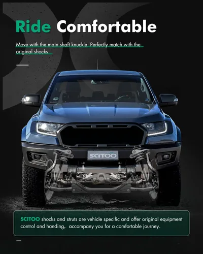 Vista 7 de SCITOO - Amortiguador trasero para Honda se adapta a 2009 2010 2011 2012 2013 2014 2015 para Honda Pilot Shocks 37339 Struts - Juego de 2 piezas