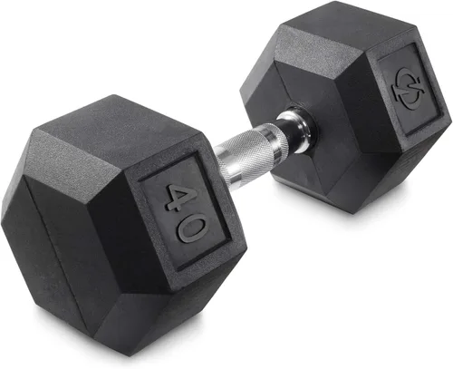 Vista 7 de Philosophy Gym Pesas de mano con mancuernas hexagonales recubiertas de goma