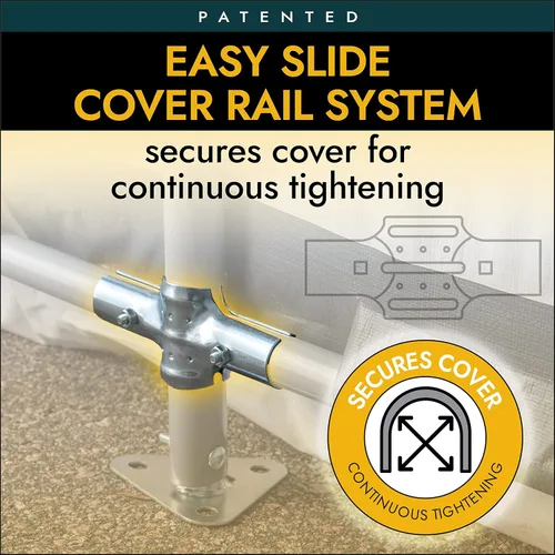 Vista 6 de ShelterLogic, cochera y refugio de 13 x 20 x 12 pies. Garage-in-a-Box™ para camionetas y utilitario