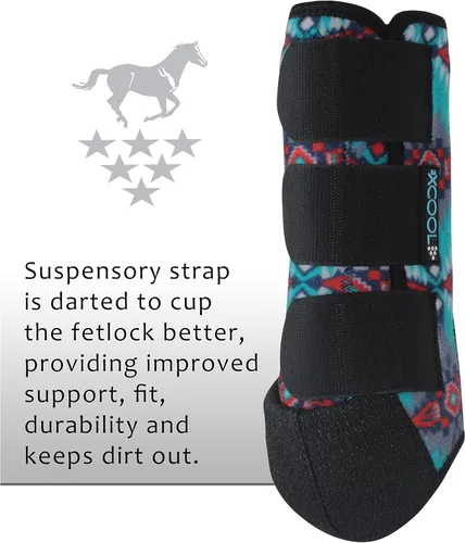 Vista 7 de Professional's Choice 2XCOOL - Botas deportivas para caballos medicinales, diseño protector y transpirable para máxima comodidad y durabilidad