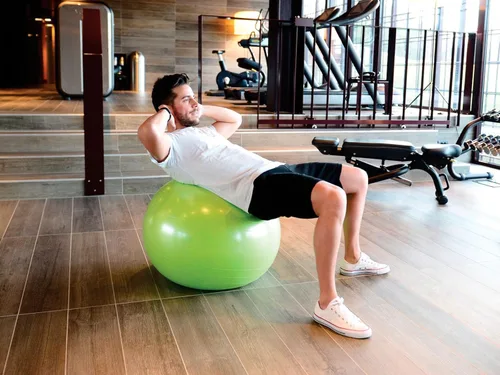 Vista 5 de Gymnic Pelota de ejercicio Plus 65, color morado