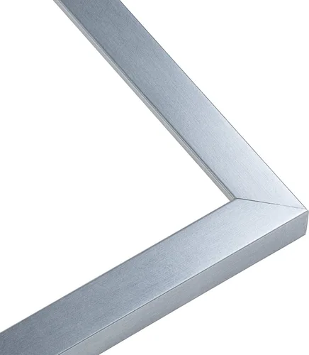 Vista 4 de Marco de madera de peltre plateado de 19 x 25 pulgadas con plexiglás acrílico UV, respaldo de tablero de espuma y accesorios incluidos